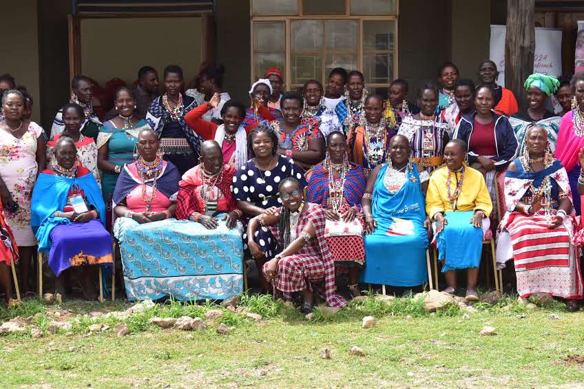 Group Photo: Traditional Birth Companions (TBCs) Consultative Meeting in Imbirikani, Kajiado County